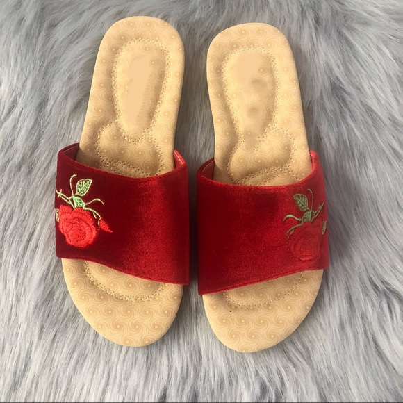 Red Slides/Sandals Very Comfortables - Picture 3 of 4